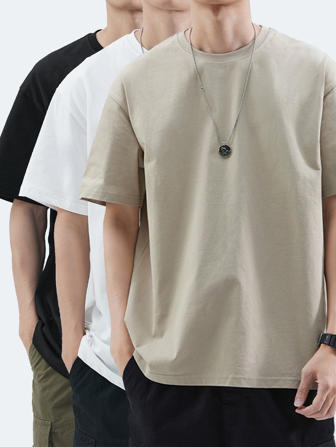 Herr T-shirt | Oversized | Kort Ärm | Sommar