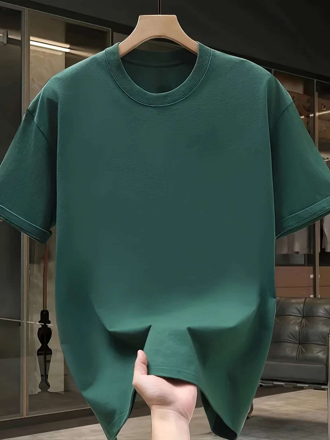 Herr T-shirt | Oversized | Kort Ärm | Sommar