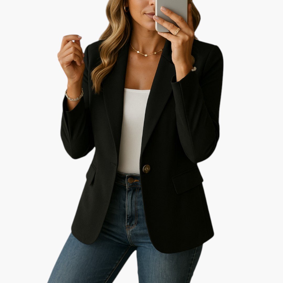 Dam Blazer | Elegant | Lång Ärm | Höst