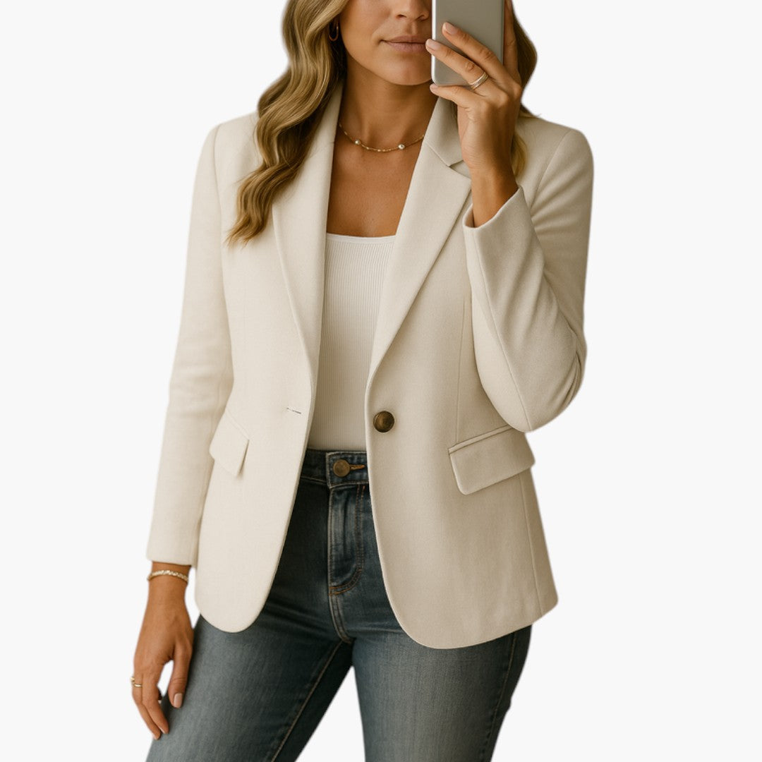 Dam Blazer | Elegant | Lång Ärm | Höst