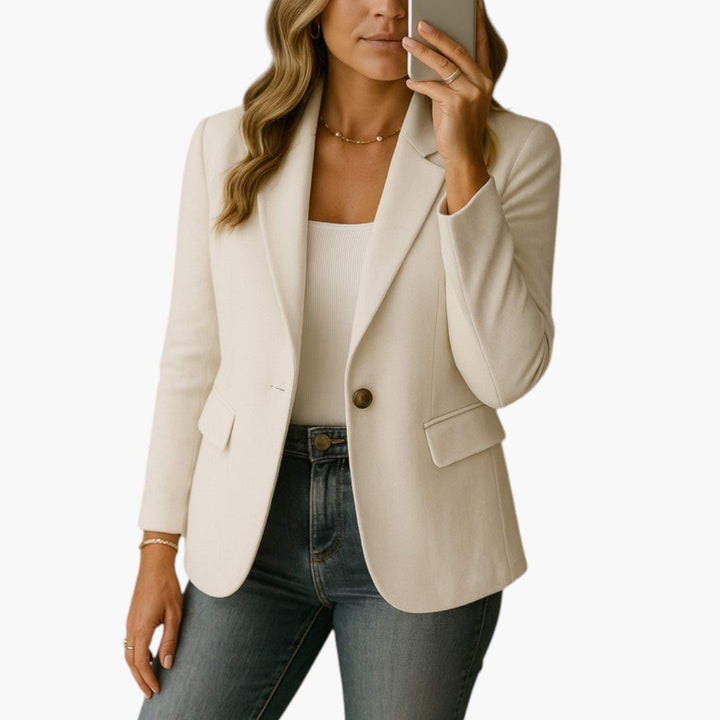 Dam Blazer | Elegant | Lång Ärm | Höst