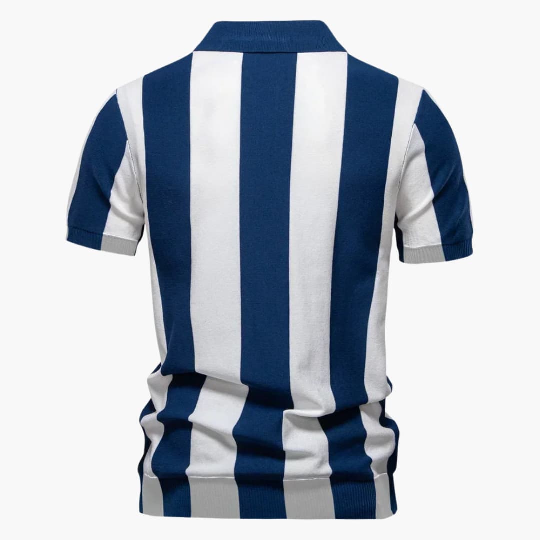 Herr Pikétröja | Retro | Dragkedja | Sommar