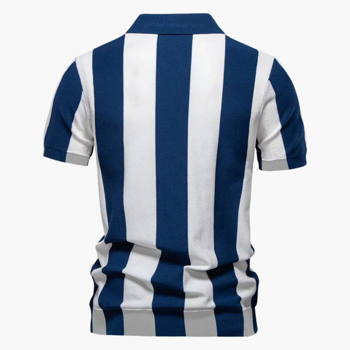 Herr Pikétröja | Retro | Dragkedja | Sommar
