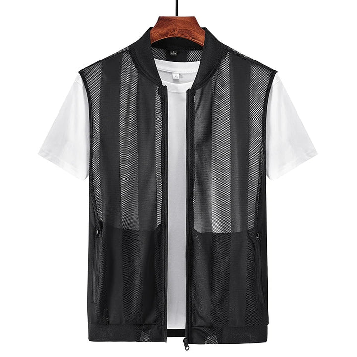 Herr Bodywarmer | Slimfit | Met Dragkedja | Sommar