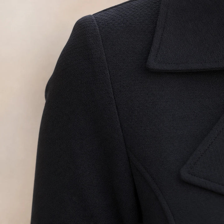 Dam Asymmetrisk Dragkedja Midiklänning - Elegant Silhuett