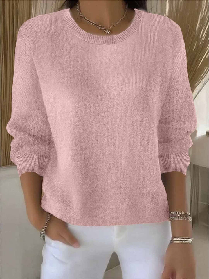 Dam Avslappnad Vardagströja in rosa, Klassisk Komfort