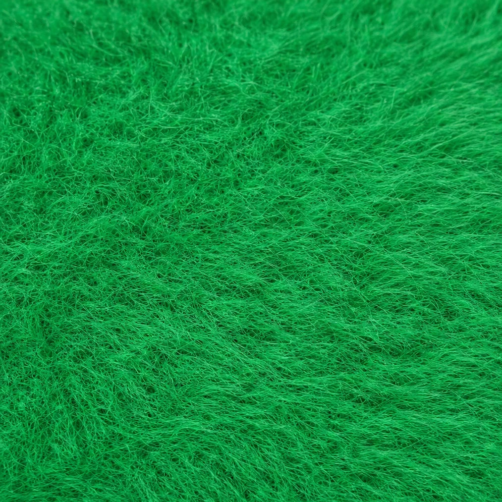 Dam Cardigan i Borstad Mohair-Ull - Öppen Framslå