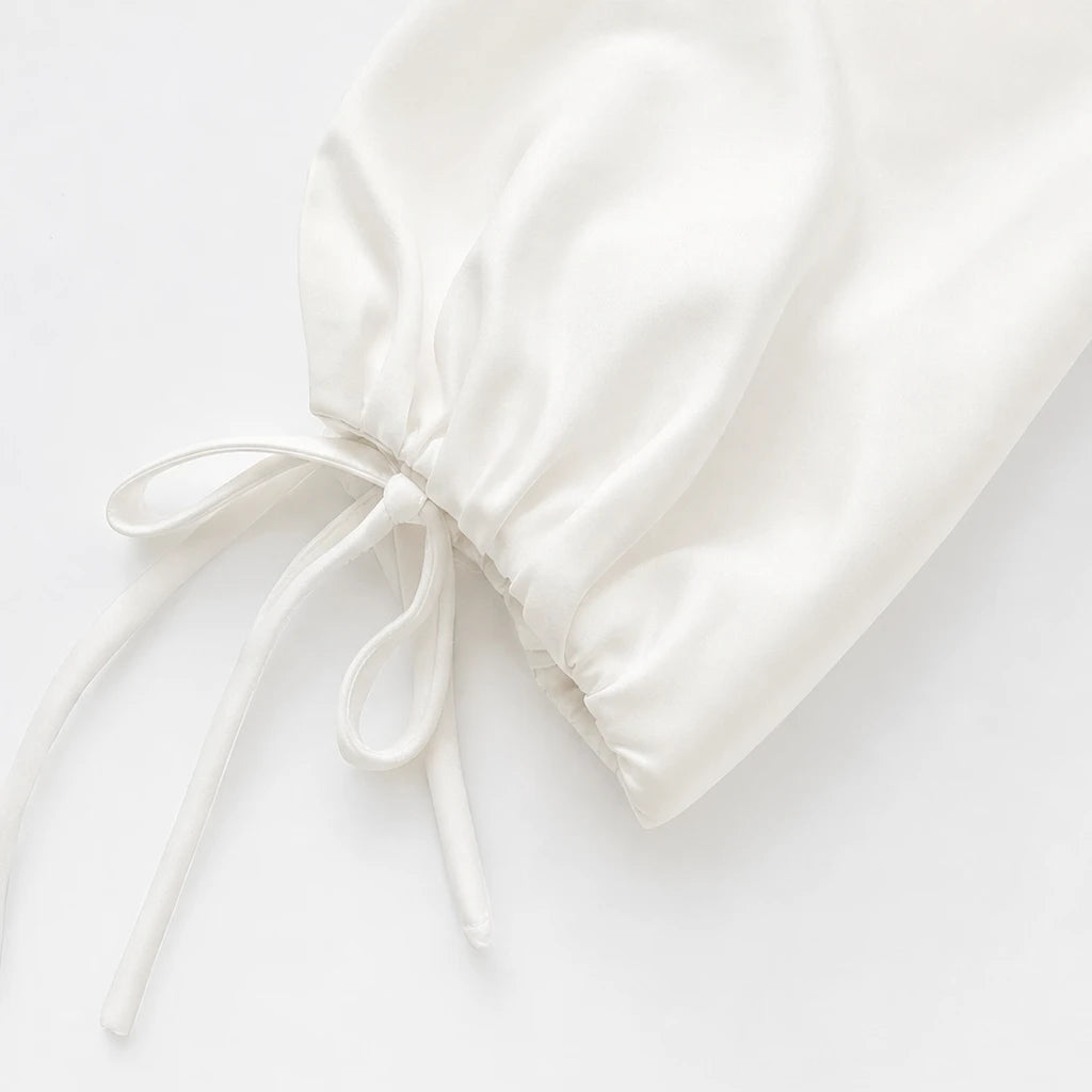Dam Crop Top och vida byxor set - Enfärgad