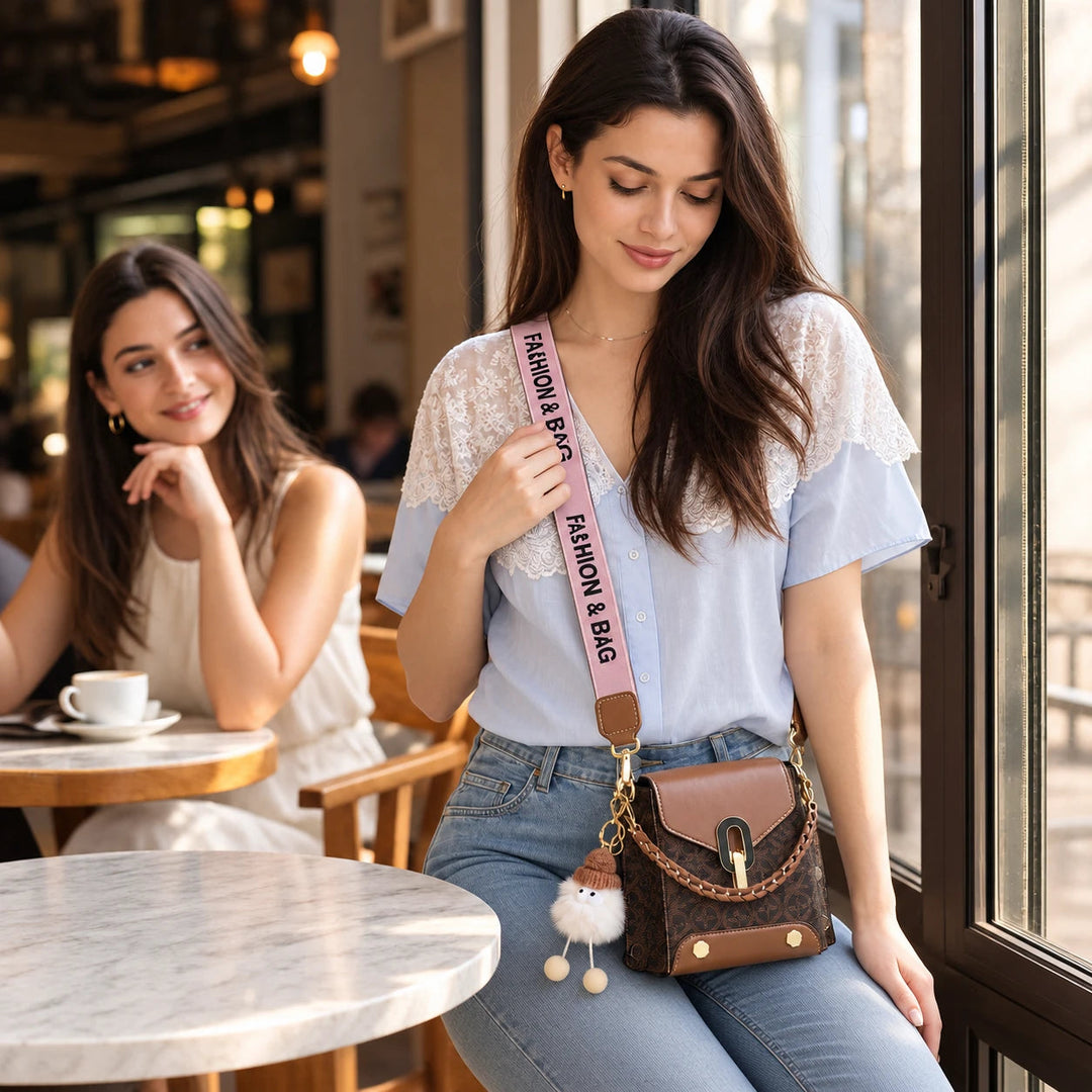 Dam Crossbody Väska - Kompakt och Stilren