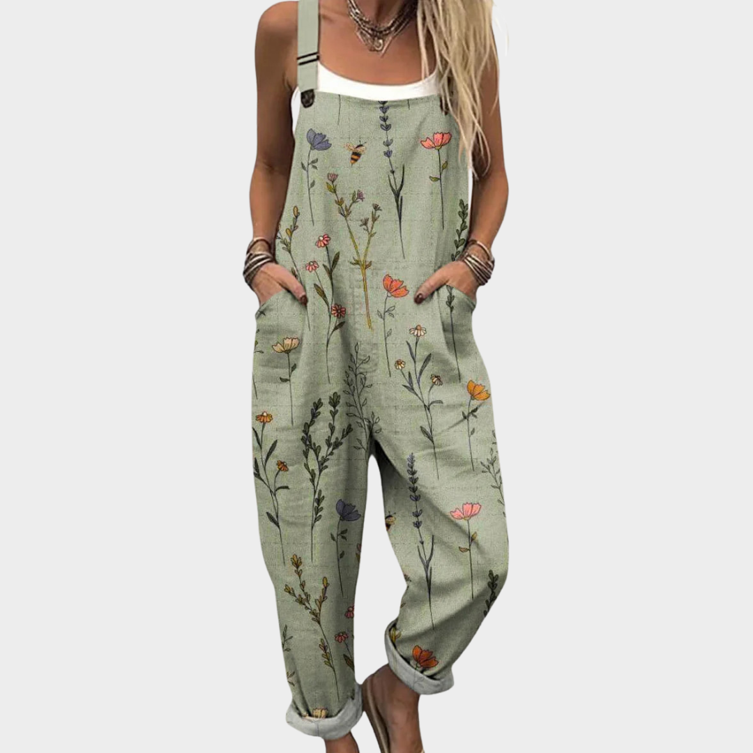 Dam Jumpsuit Grön - Bekväm och Stilren - Grön