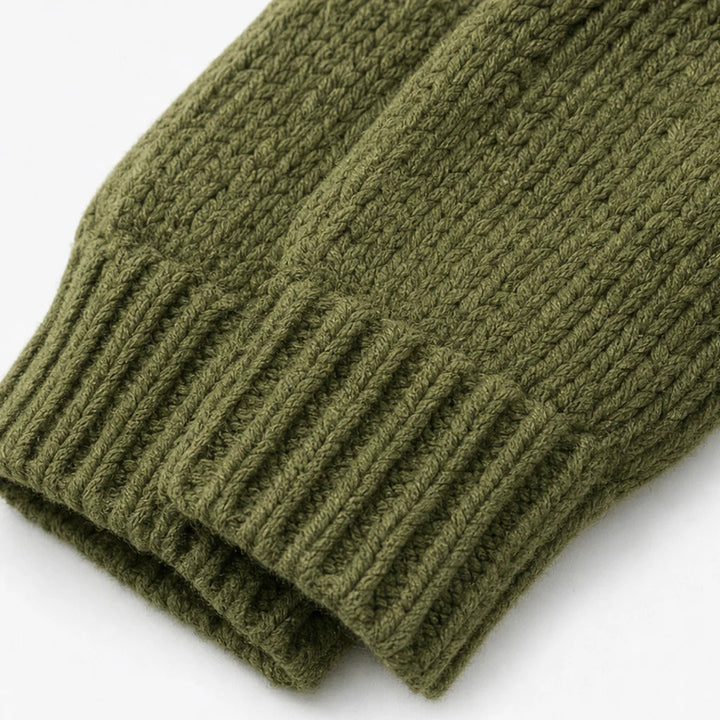 Dam Kabelstickad Långkardigan - Oversized Passform