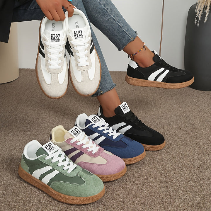 Dam Klassiska Snygga Sneakers - Vit