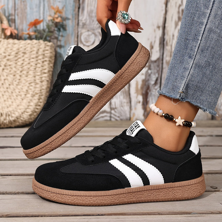 Dam Klassiska Snygga Sneakers - Vit