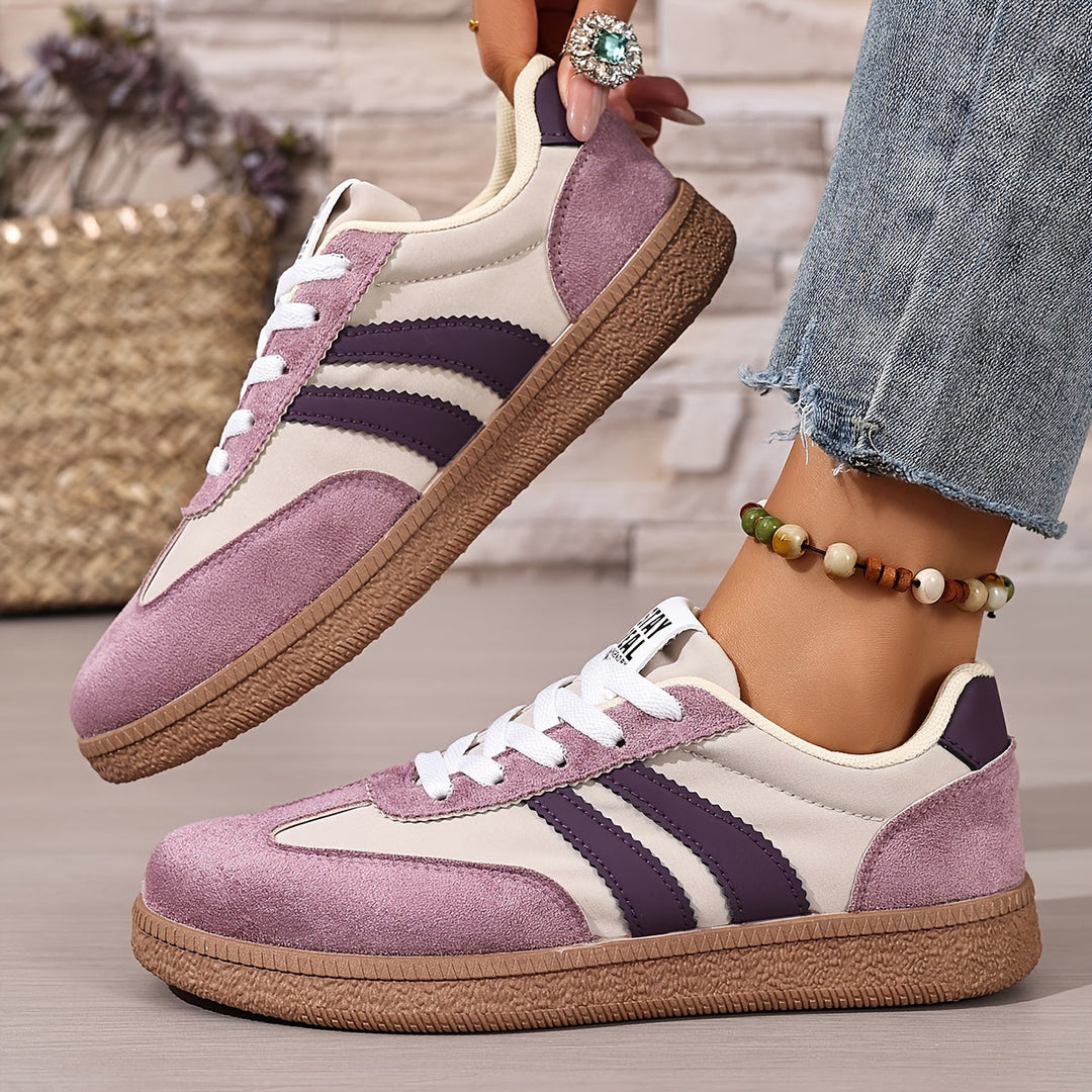 Dam Klassiska Snygga Sneakers - Vit