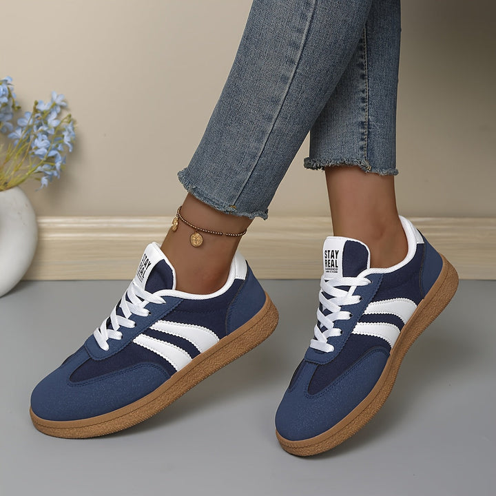Dam Klassiska Snygga Sneakers - Vit