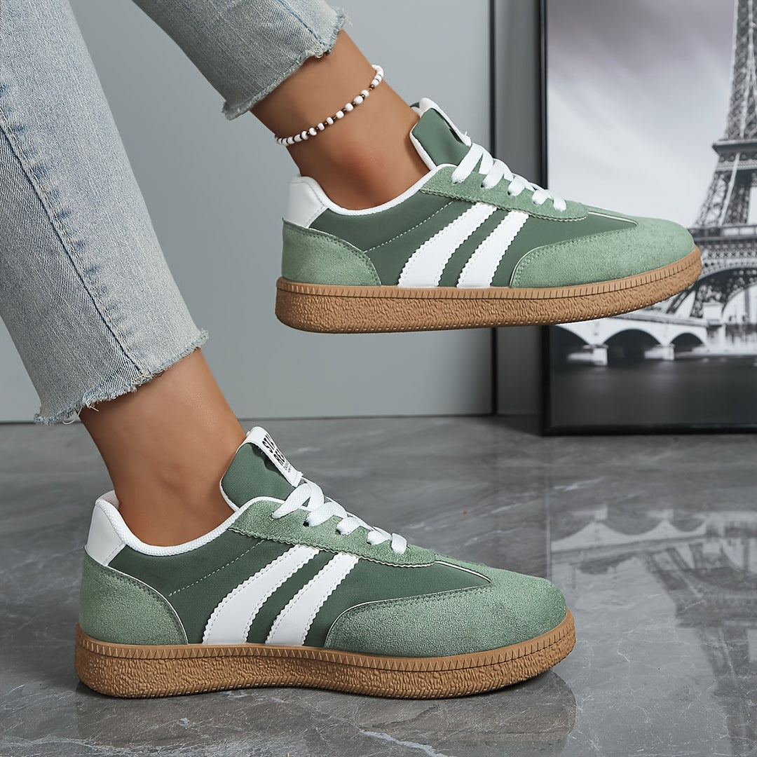 Dam Klassiska Snygga Sneakers - Vit