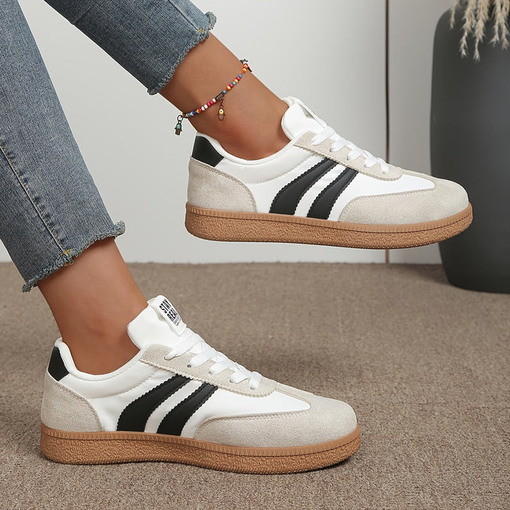 Dam Klassiska Snygga Sneakers in vit, Vit
