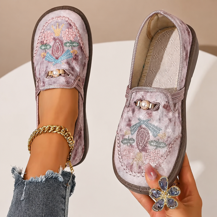Dam Lätta Sneakers för Vardagen - Bekväm Sportig Stil - Rosa