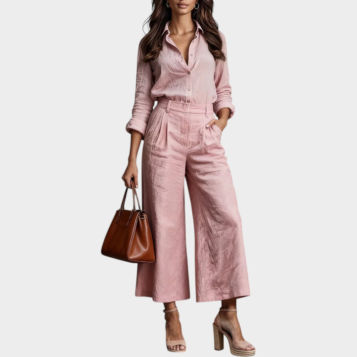 Dam Linneset - Elegant Vardagssamling - Rosa