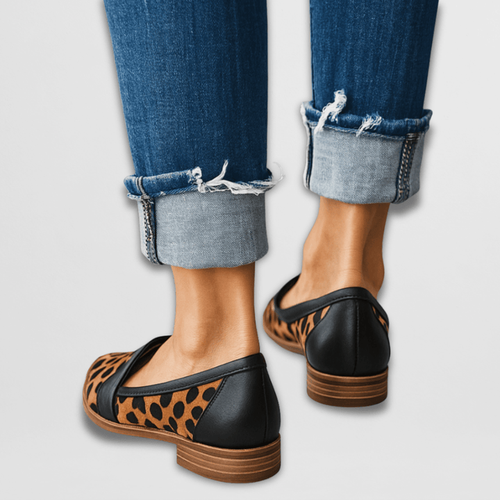 Dam Loafers i mjuk mocka - Ortopedisk komfort