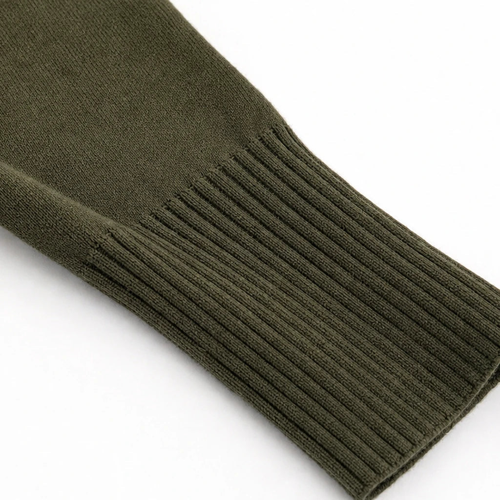 Dam Maxiklänning med Högt Halsband och Fickor - Elegant Vardagsklännin