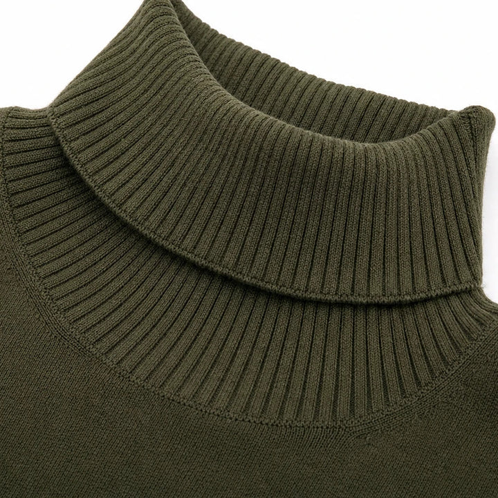 Dam Maxiklänning med Högt Halsband och Fickor - Elegant Vardagsklännin