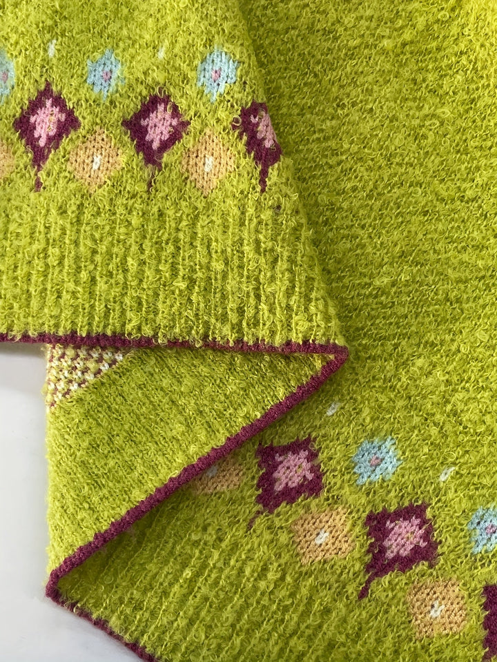 Dam Nordisk Mönstrad Cardigan - Klassisk Värme