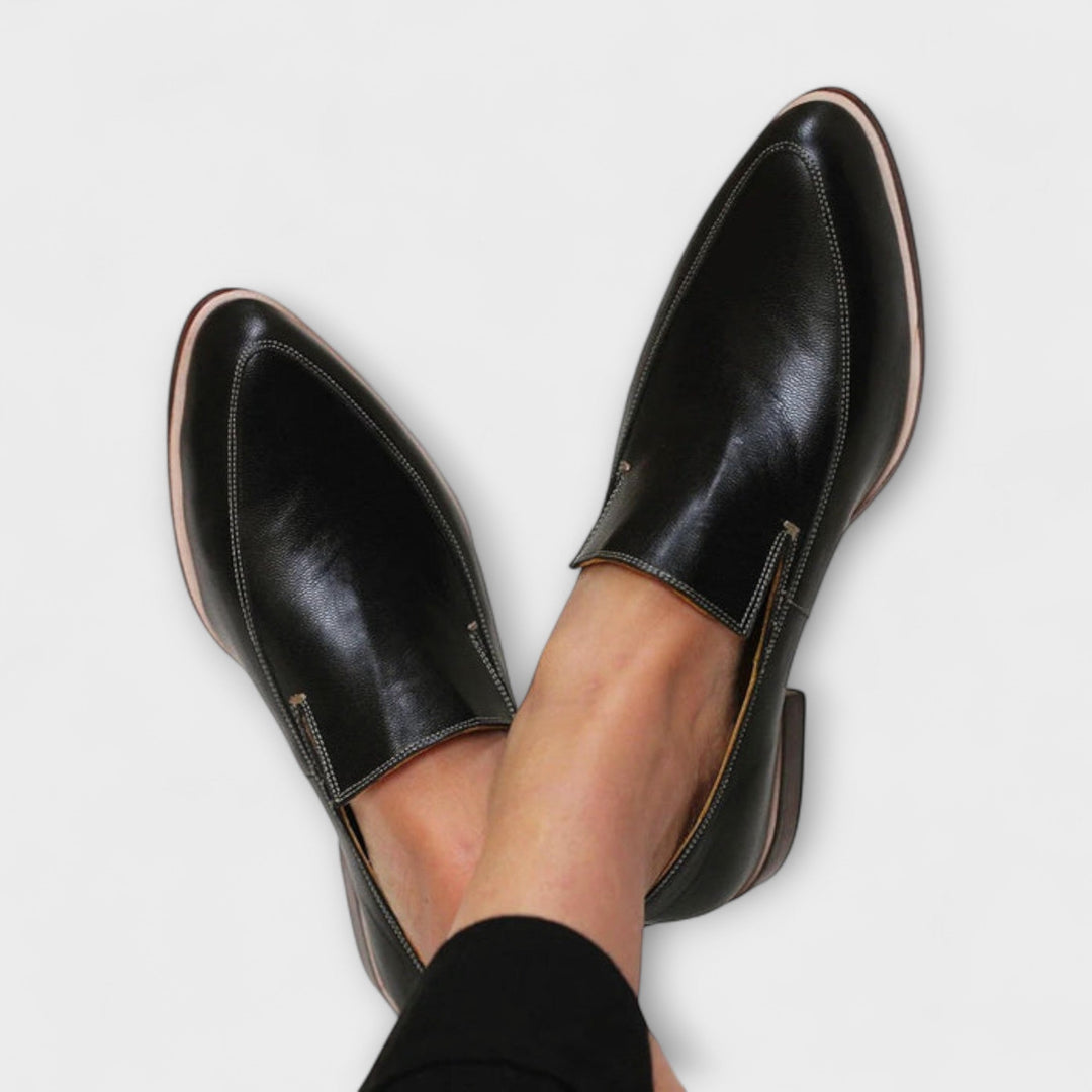 Dam Ortopedisk Loafer - Elegant Komfort - Svart