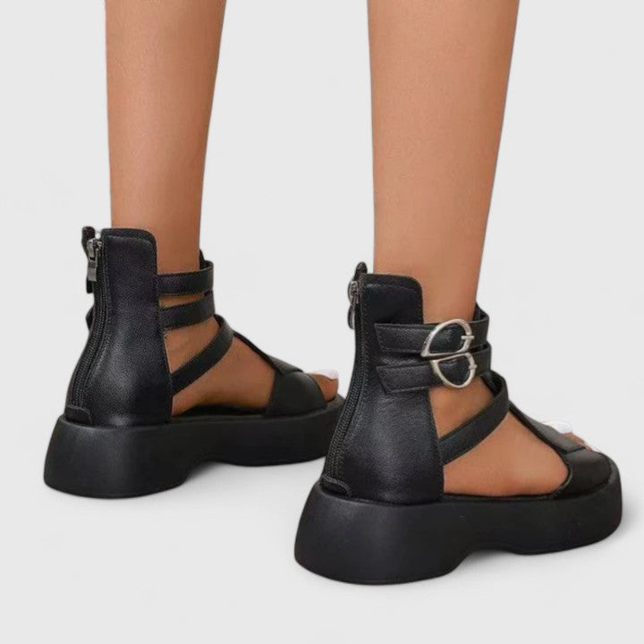 Dam ortopediska sandaler - Bågsupport och sommarkväll