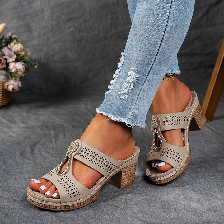 Dam ortopediska sandaler - Elegant komfort