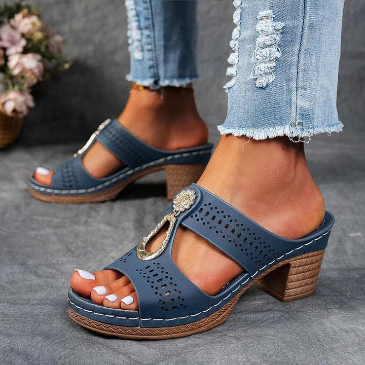 Dam ortopediska sandaler - Elegant komfort