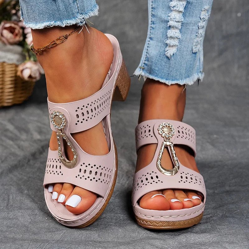 Dam ortopediska sandaler - Elegant komfort