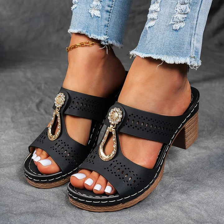 Dam ortopediska sandaler - Elegant komfort