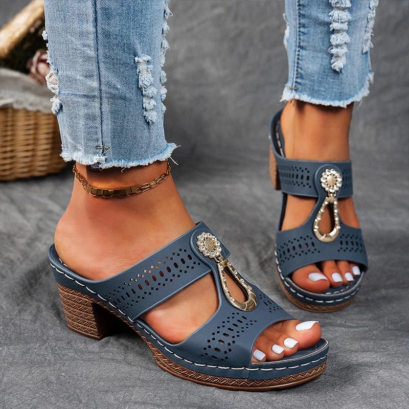 Dam ortopediska sandaler - Elegant komfort