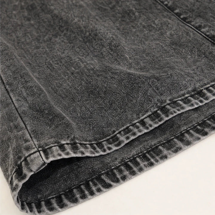 Dam Skiktad Patchwork Vida Jeans - Höstlook