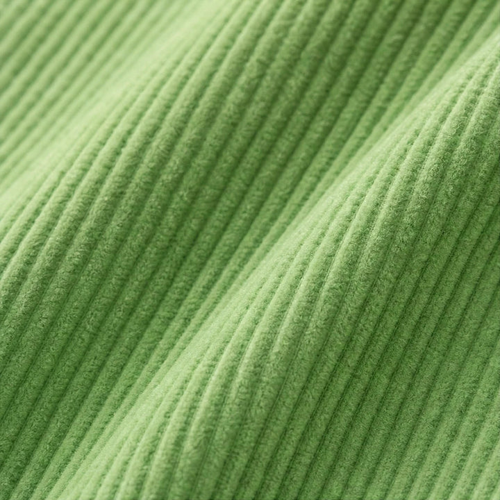 Dam Skjorta Corduroy-Look Knappslutning - Relaxad Passform