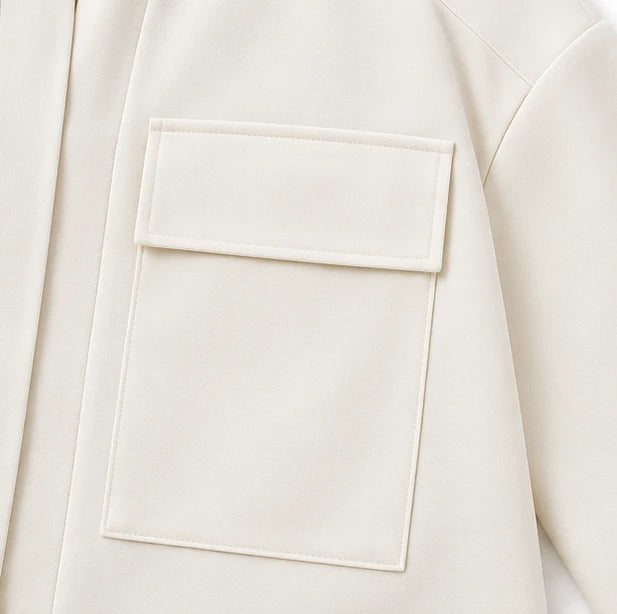 Dam Skjorta och Kortbyxor Set - Minimalistisk Arbetsoutfit