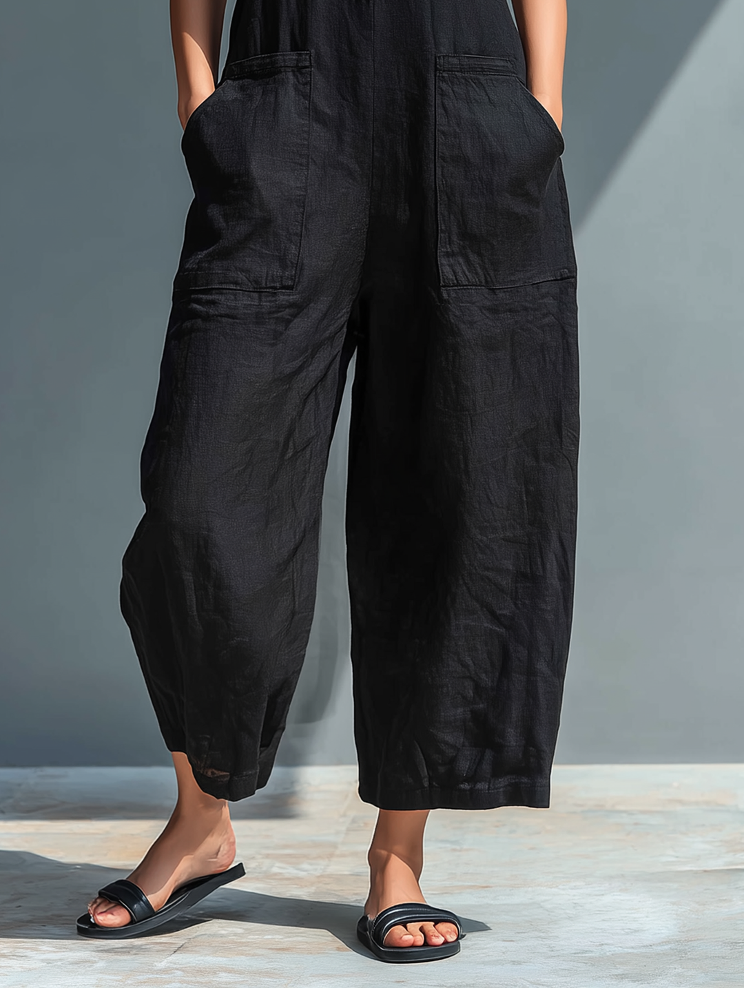 Dam Sleeveless Jumpsuit - Elegant och Minimalistisk