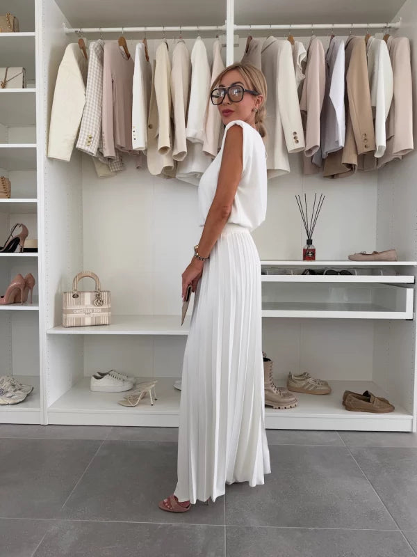 Dam Tvådelad Set - Elegant Klassisk Stil