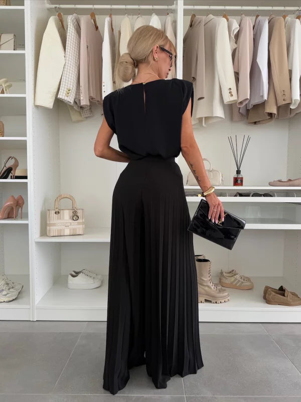Dam Tvådelad Set - Elegant Klassisk Stil