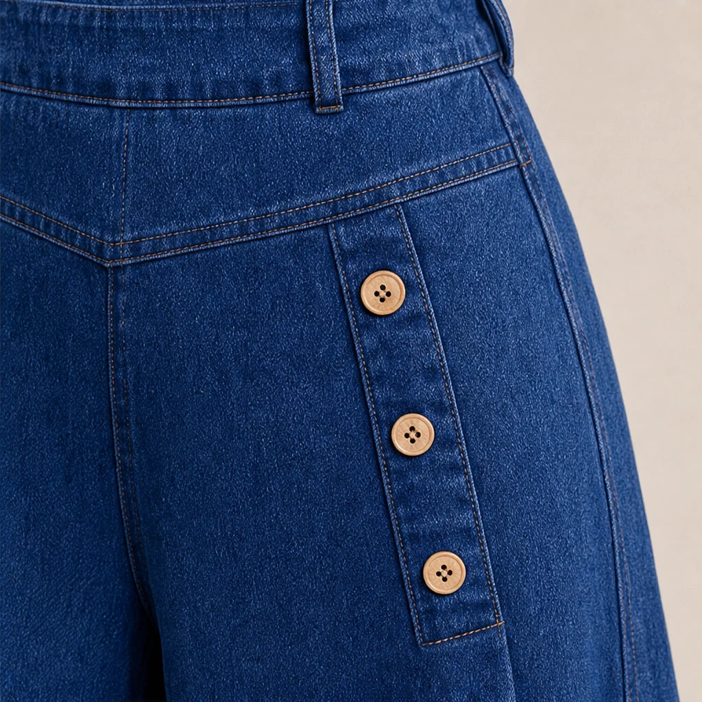 Dam vida jeans med hög midja - Klassisk passform