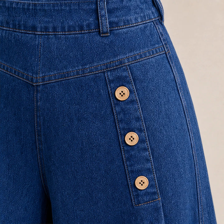 Dam vida jeans med hög midja - Klassisk passform