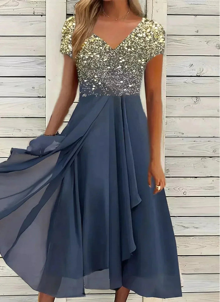 Dam Klänning | Elegant &amp; Glamourös | Figurnära Passform