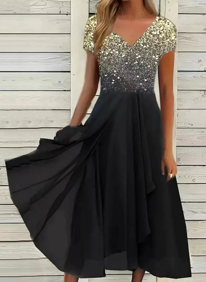 Dam Klänning | Elegant &amp; Glamourös | Figurnära Passform