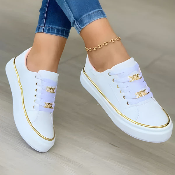 Damsneakers | Ultra-Komfort Passform | Stödjande & Flexibel Design | Gummi/PVC