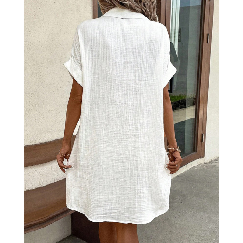 Klänning för Kvinnor | Elegant & Mångsidig | Skjortklänningssilhuett | Polyester