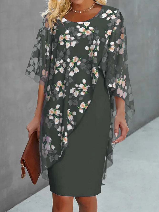 Dam Klänning | Blommig & Elegant | Feminin Passform