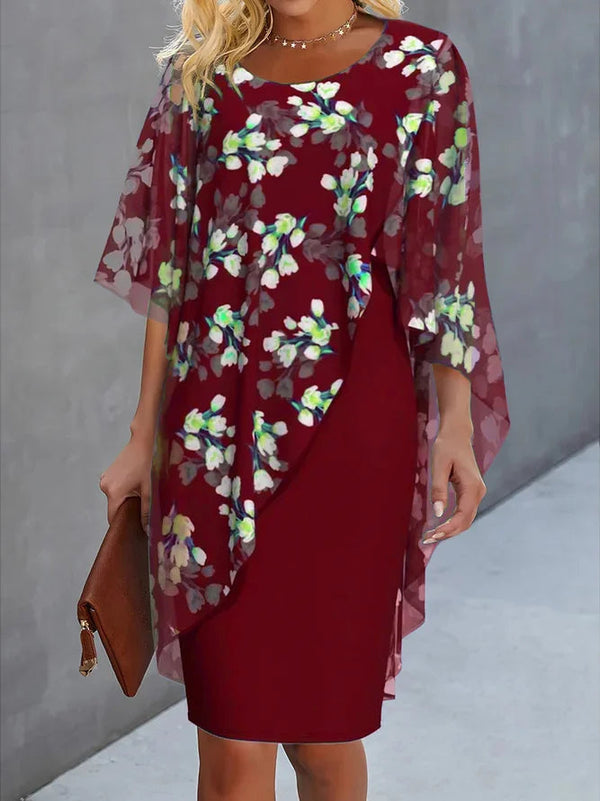Dam Klänning | Blommig & Elegant | Feminin Passform