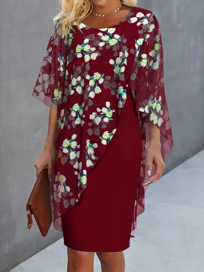 Dam Klänning | Blommig & Elegant | Feminin Passform