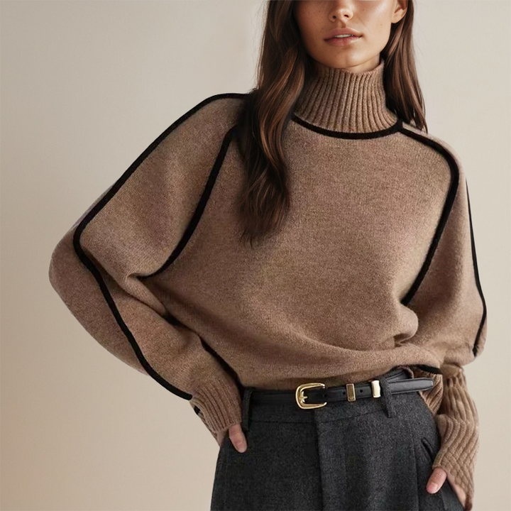 Polotröja för Kvinnor | Varm &amp; Elegant | Vinterfavorit | Premiumstickad struktur